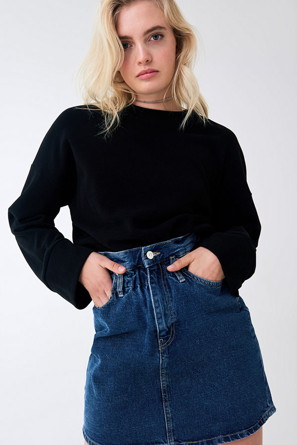 Gina Tricot The paperbag denim skirt