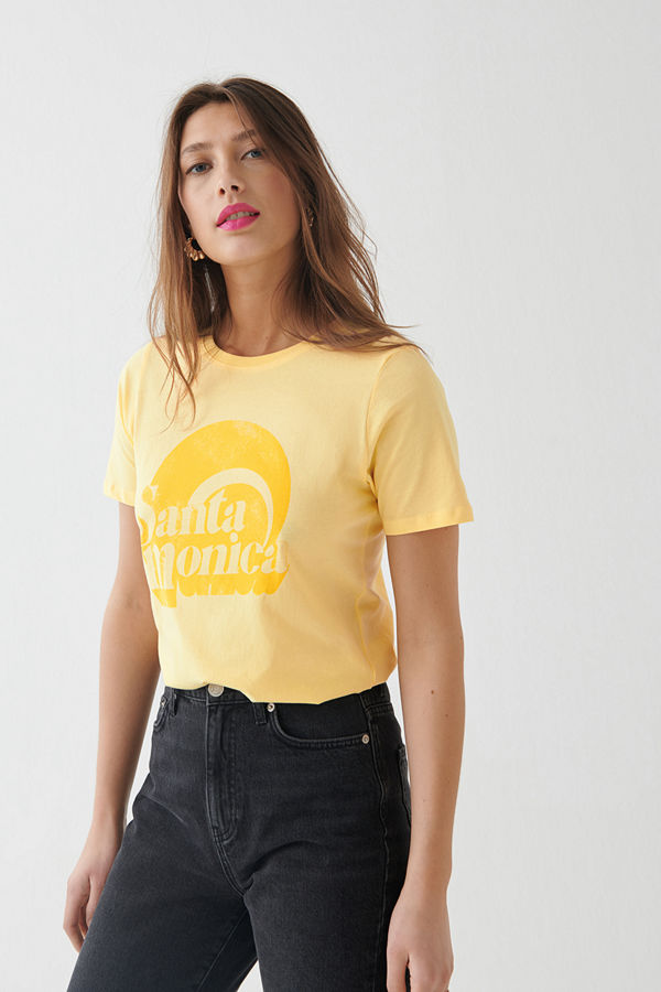 Gina Tricot Ivory tee
