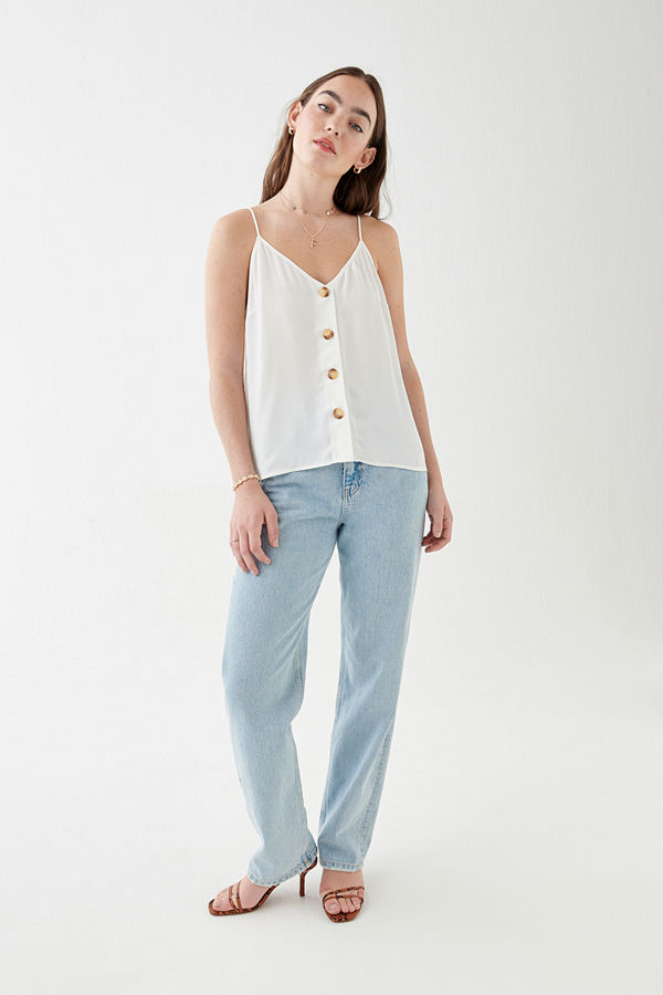 Gina Tricot Mindy button down singlet