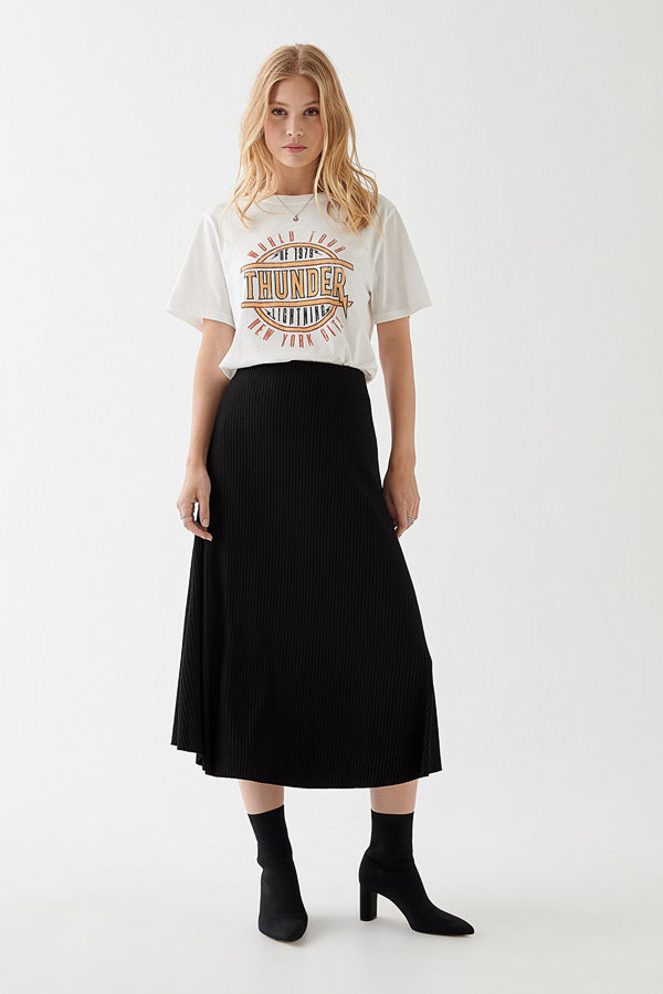 Gina Tricot Felicia rib skirt