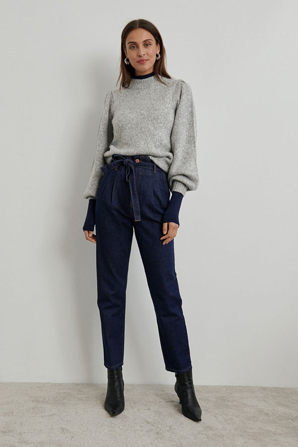 Gina Tricot Paperbag pleated jeans