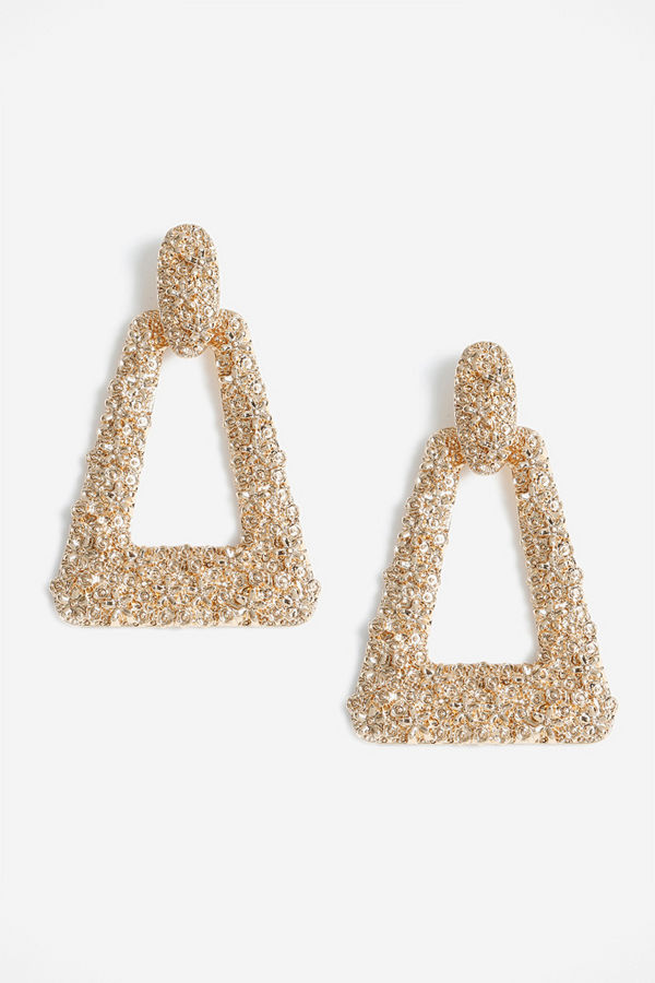 Gina Tricot örhängen Gold Look Door Knocker Earrings