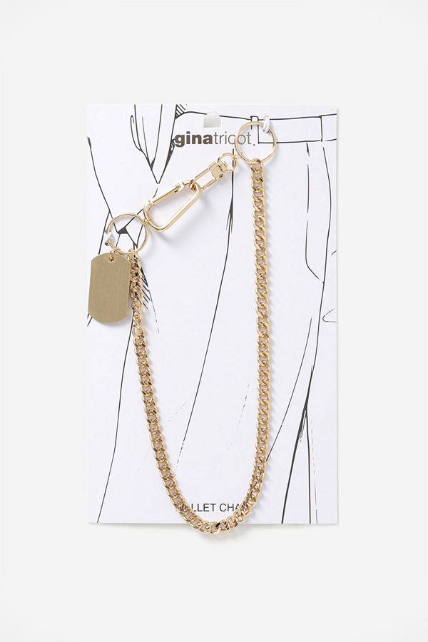 Gina Tricot smycke GOLD TAG OPEN LINK WALLET CHAIN