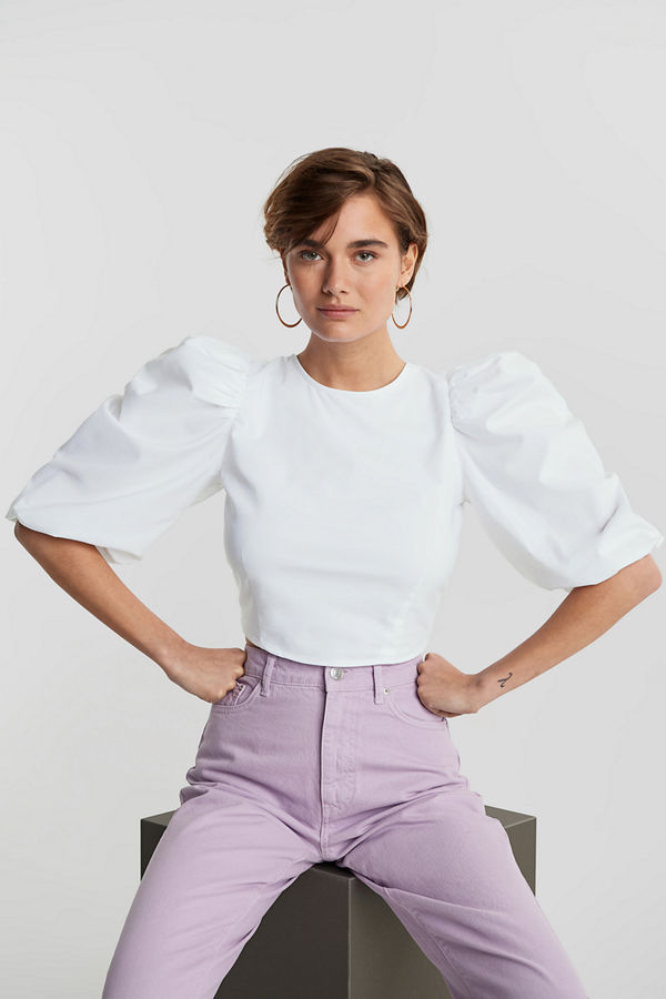 Gina Tricot Ida open back top