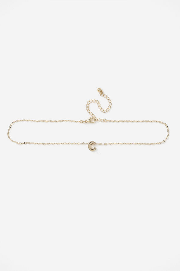Gina Tricot halsband C Initial Choker
