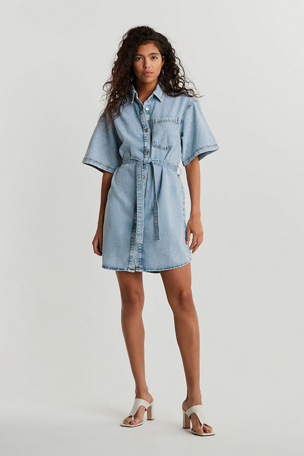 Gina Tricot Short sleeve denim dress