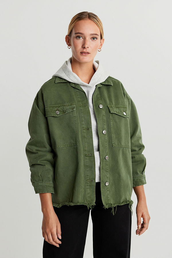 Gina Tricot Shirt denim jacket
