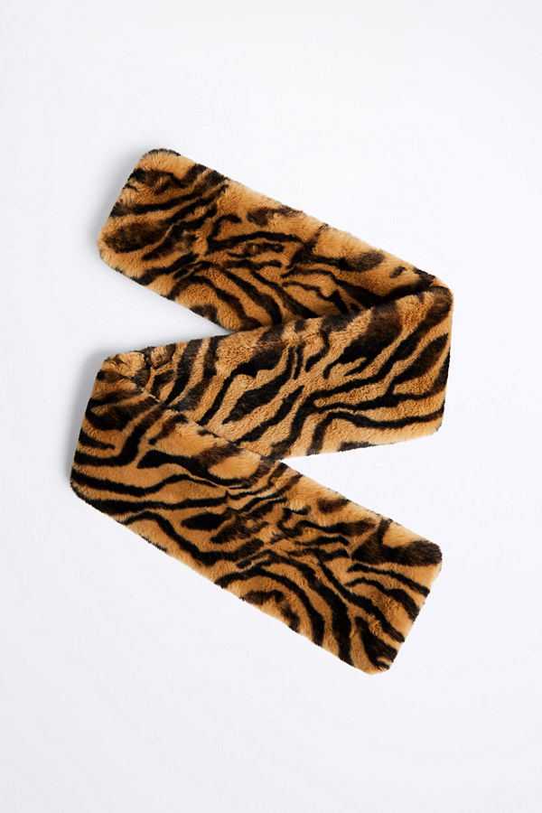Gina Tricot Tiger fur collar