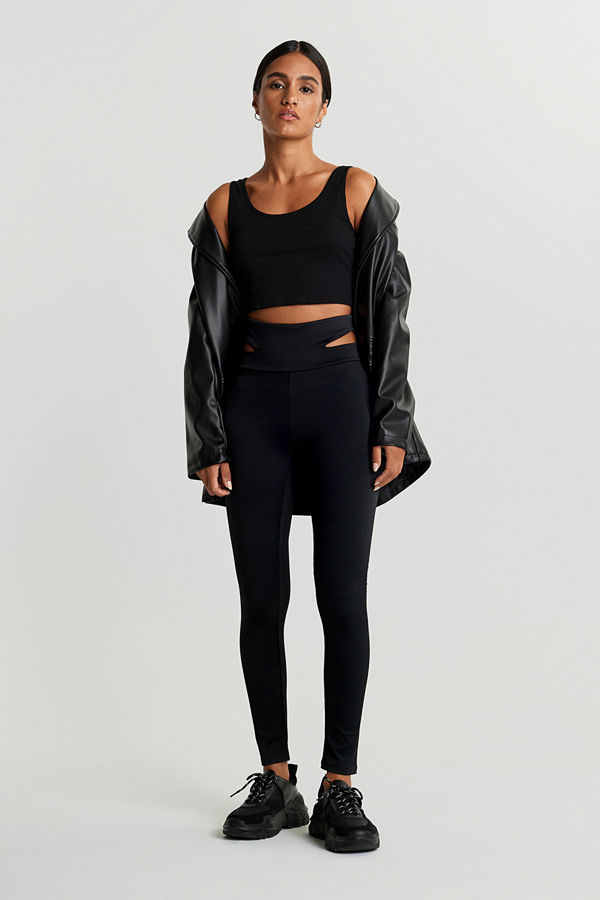 Gina Tricot Elise cut out leggings