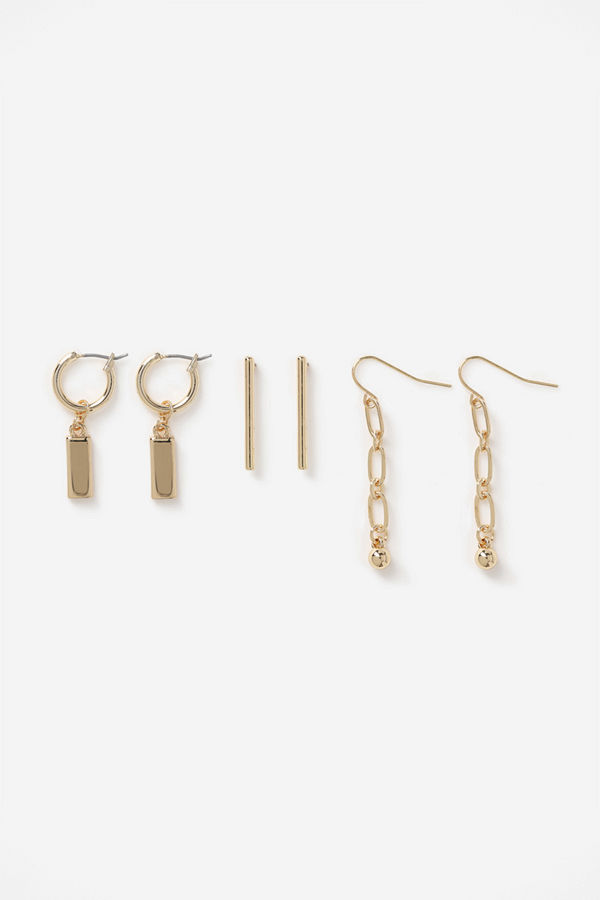 Gina Tricot örhängen BALL CHAIN EARRING MULTIPACK