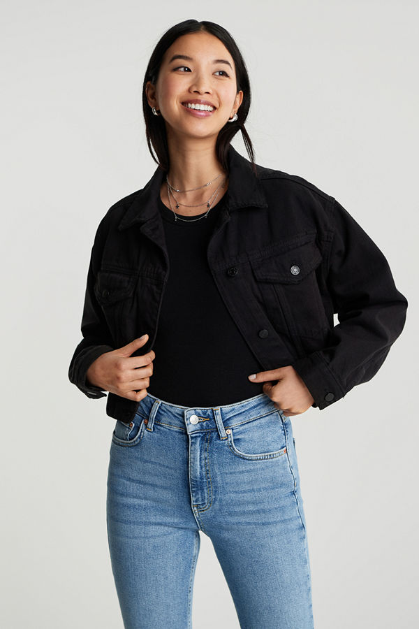 Gina Tricot Cropped denim jacket