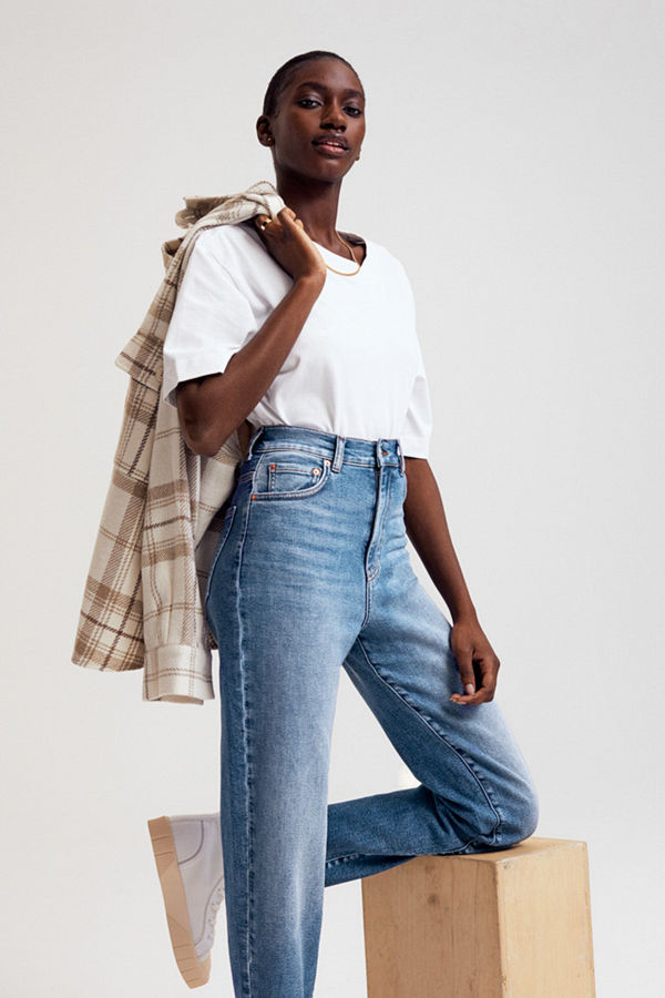 Gina Tricot Comfy tall mom jeans