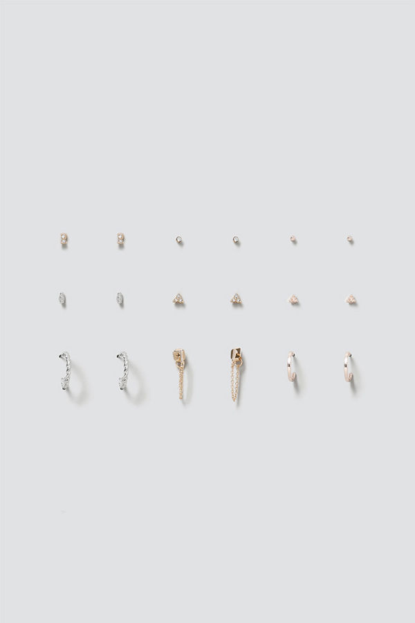 Gina Tricot Mixed Metal Earring Multipack