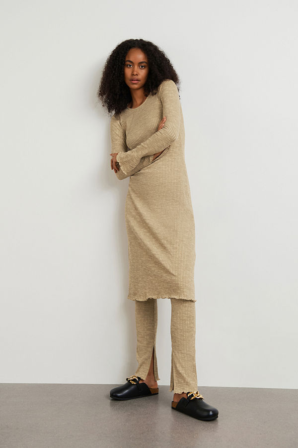 Gina Tricot Signe rib dress