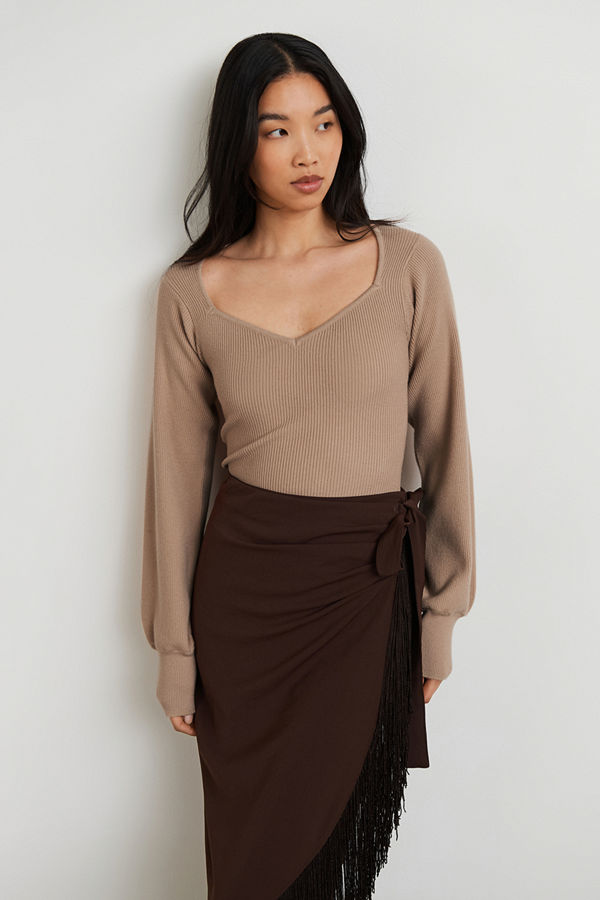 Gina Tricot Belva knitted top