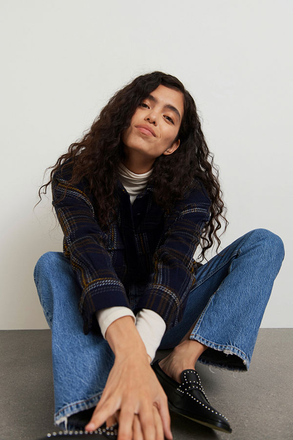 Gina Tricot Rory flannel shirt