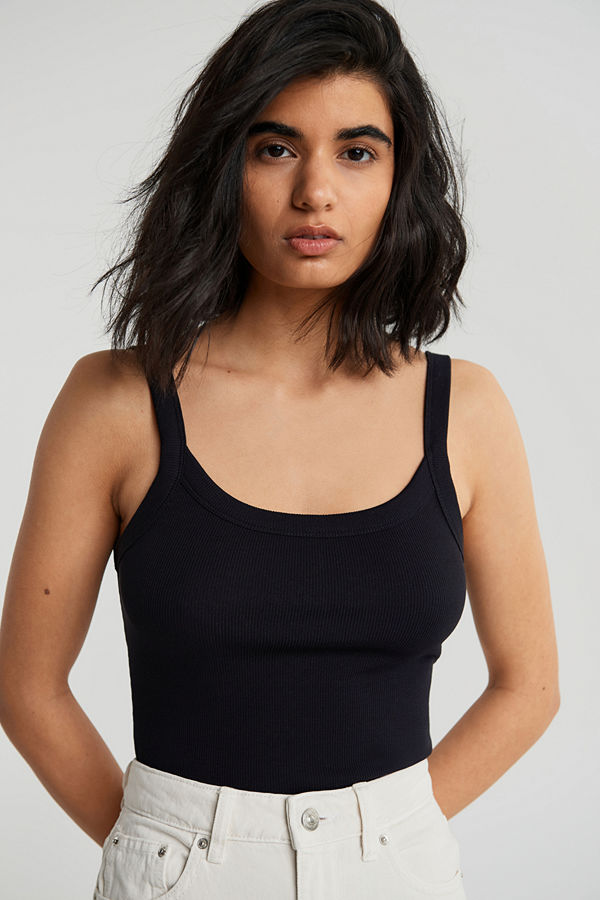 Gina Tricot Basic rib singlet