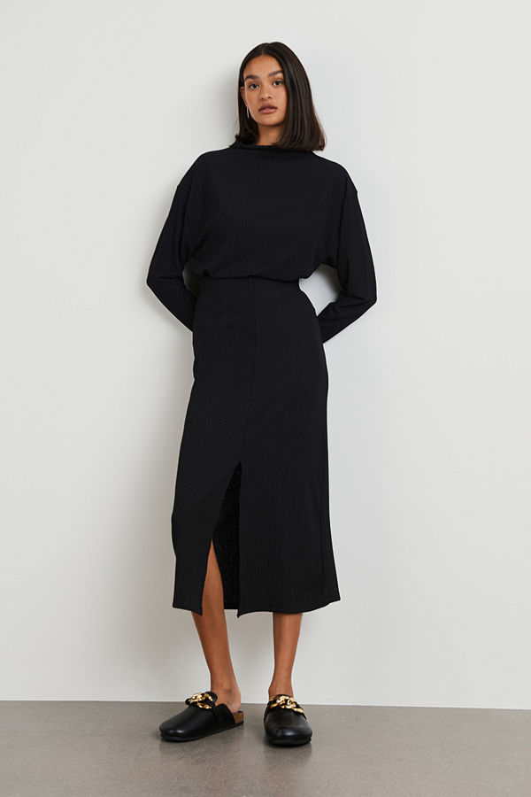 Gina Tricot Tillie rib skirt