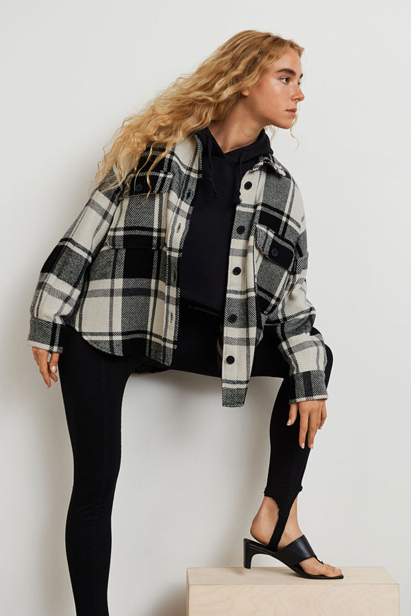 Gina Tricot Rory flannel shirt