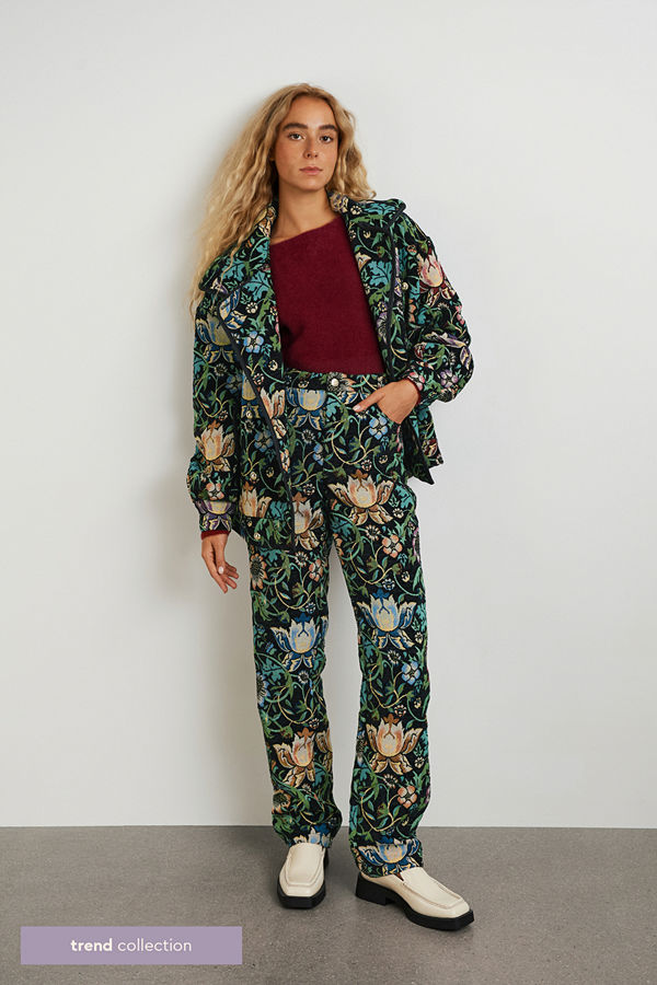 Gina Tricot mönstrade byxor Babba TREND trousers