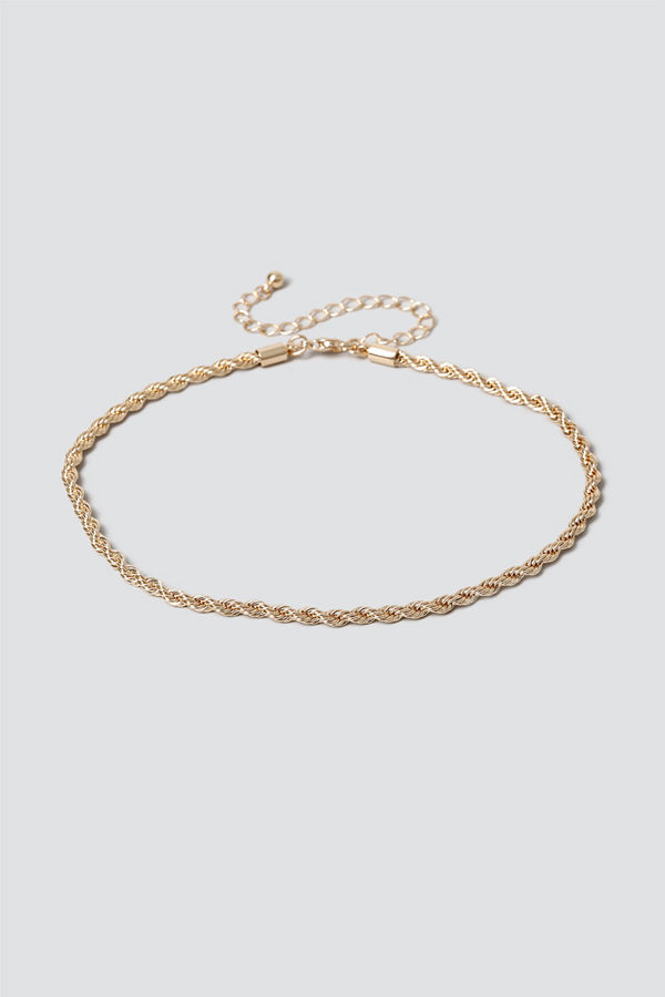 Gina Tricot halsband Gold Twist Choker