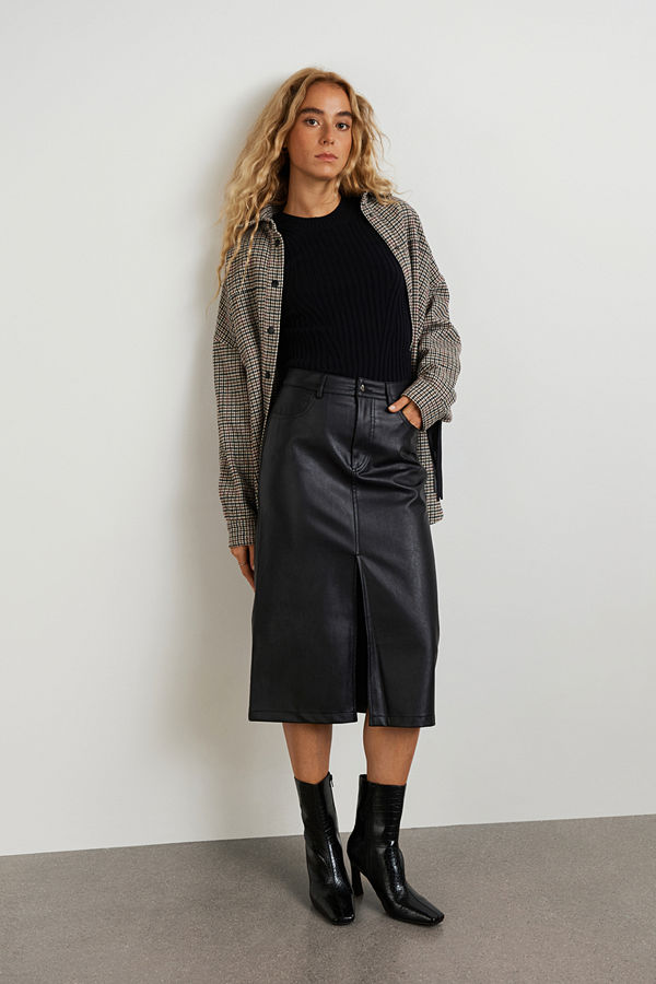 Gina Tricot Nico pu skirt