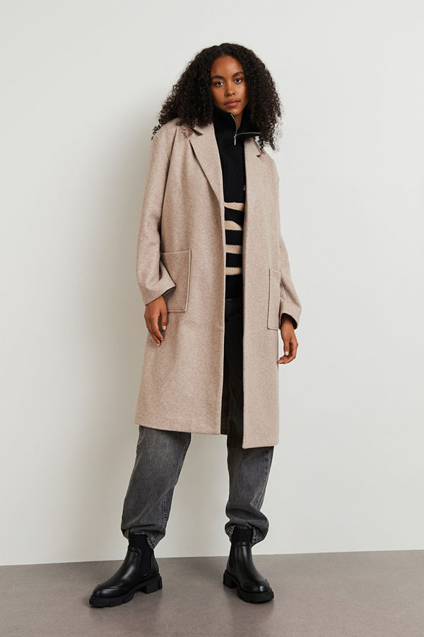 Irma belted coat Clearance