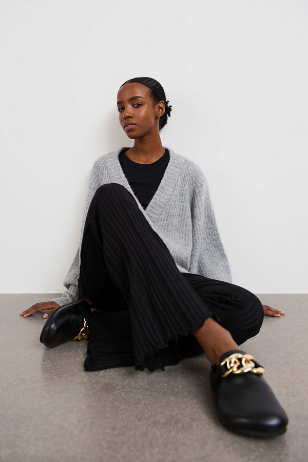 Gina Tricot byxor Irma rib trousers
