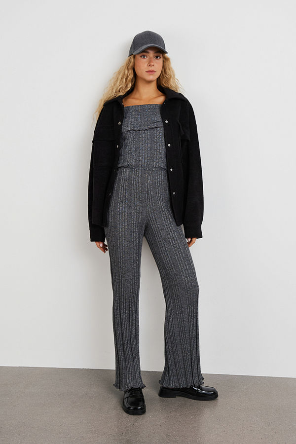 Gina Tricot byxor Irma rib trousers