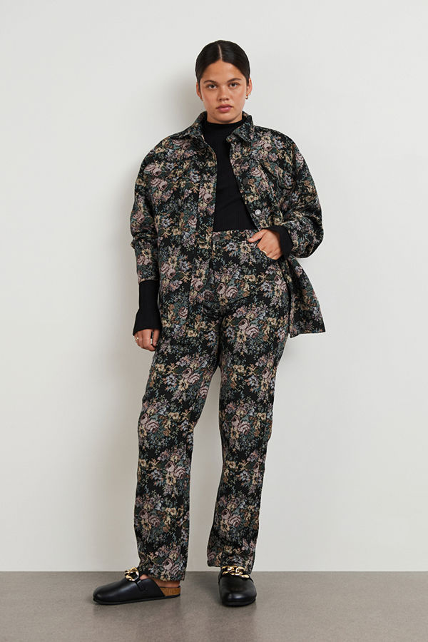 Gina Tricot byxor Sally jacquard trousers