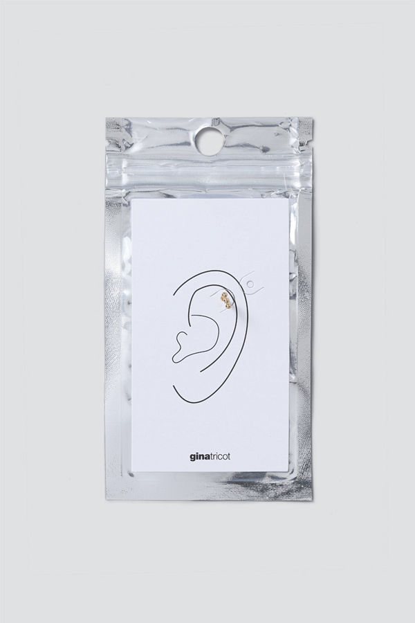 Gina Tricot smycke Gold Triple Ball Helix Piercing