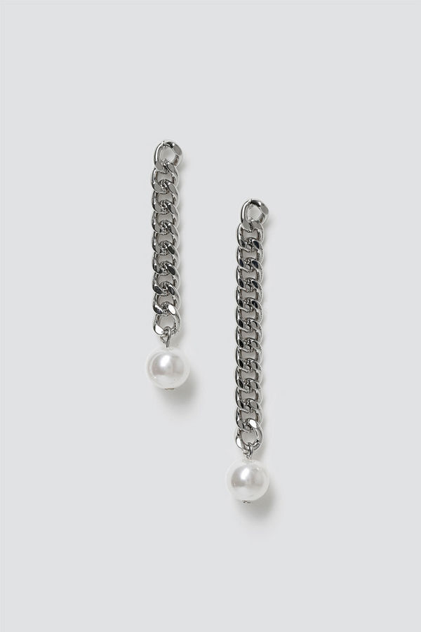 Gina Tricot örhängen Gold Chain Pearl Drop Earrings