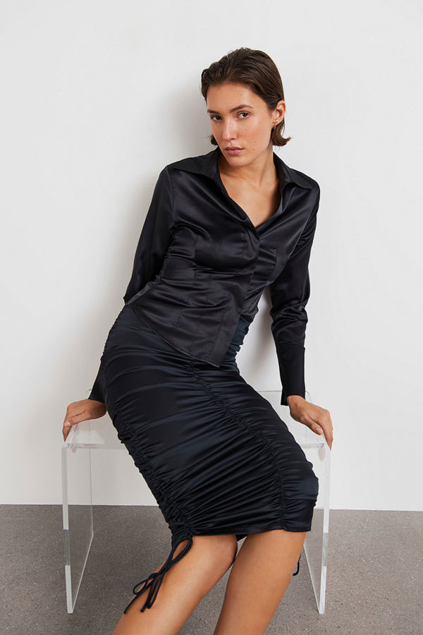 Gina Tricot Chania satin shirt