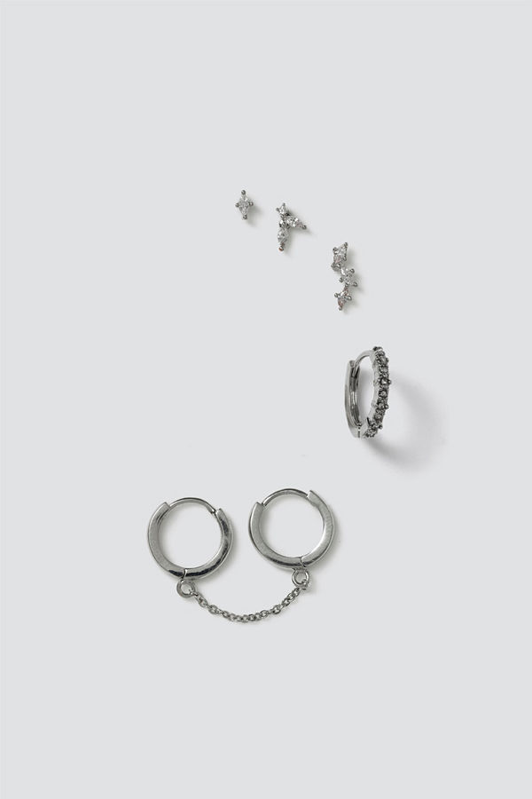 Gina Tricot örhängen Finer Crystal Cluster Earring Pack