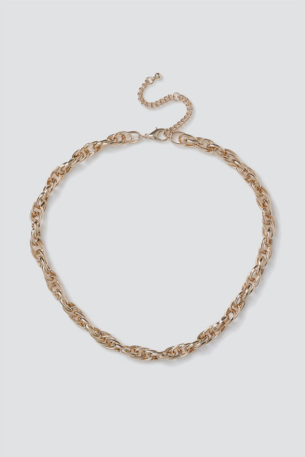Gina Tricot halsband Gold Chunky Link Chain