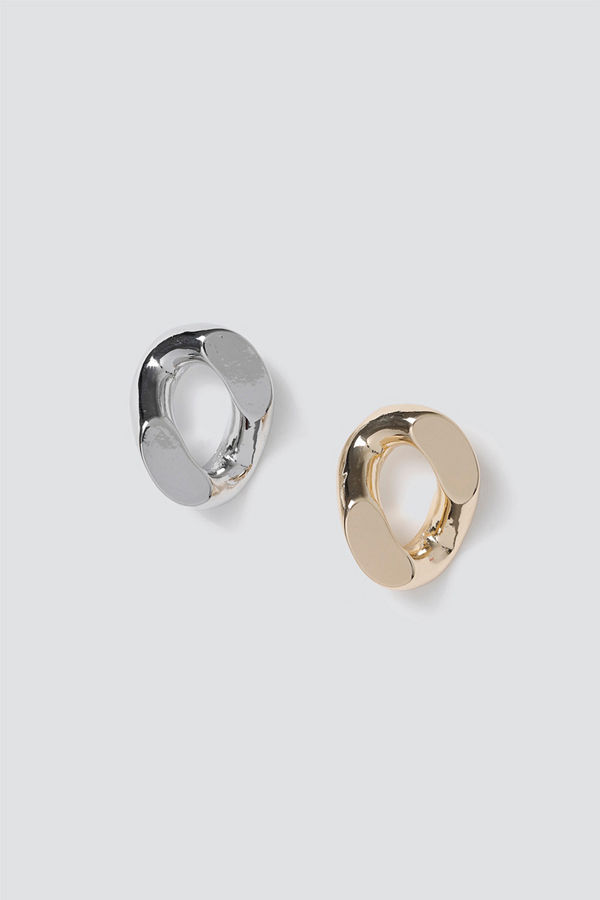 Gina Tricot örhängen Mixed Metal Link Stud