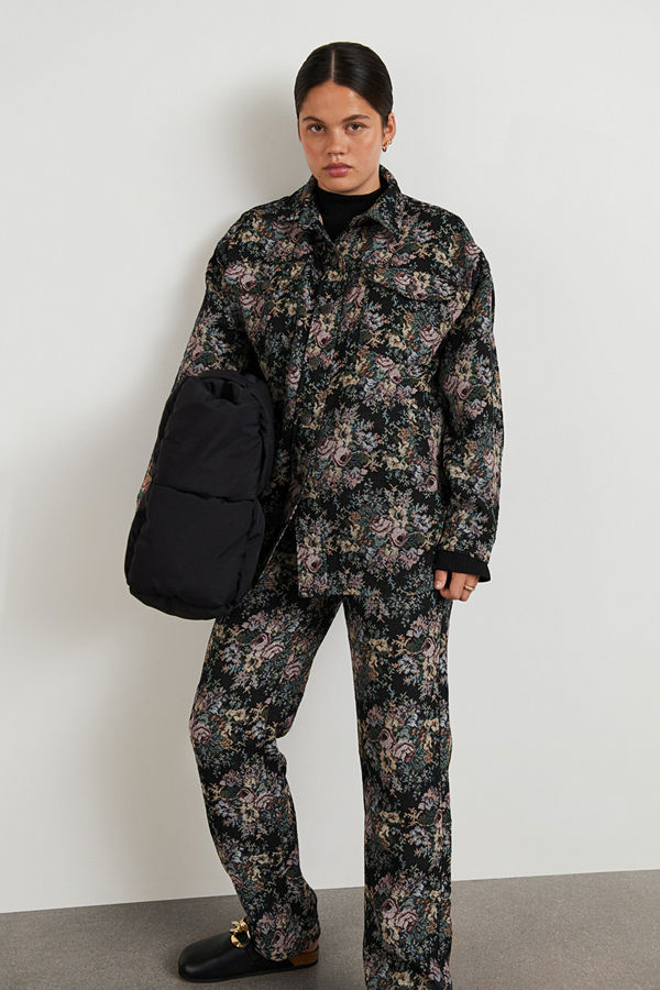 Gina Tricot Sally jaquard shacket