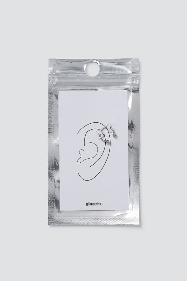 Gina Tricot smycke Silver Ball End Hoop Piercing