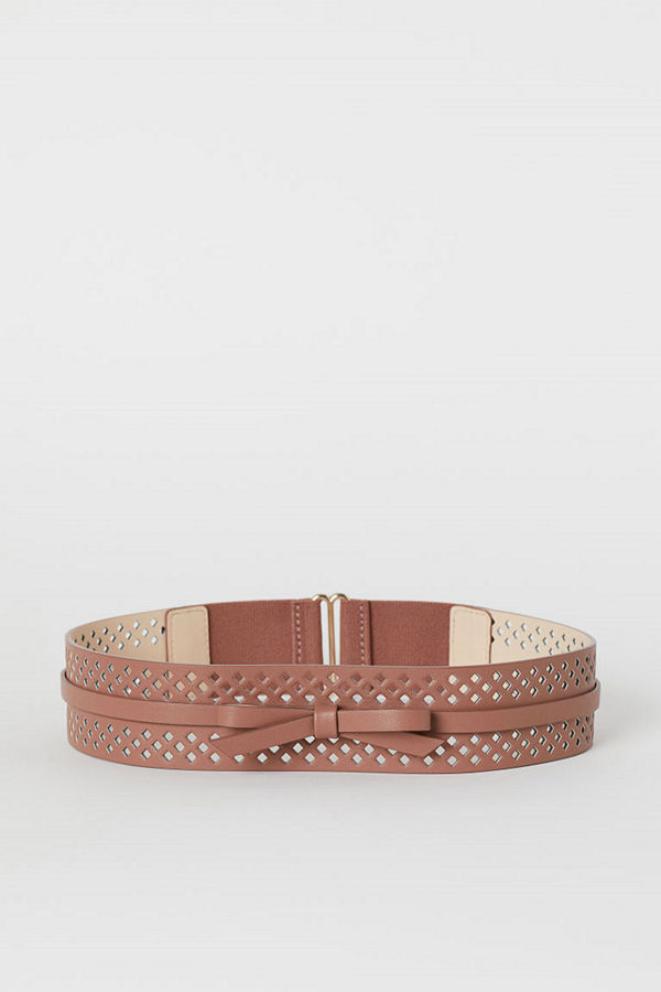 H&M Midjeskärp med rosett orange
