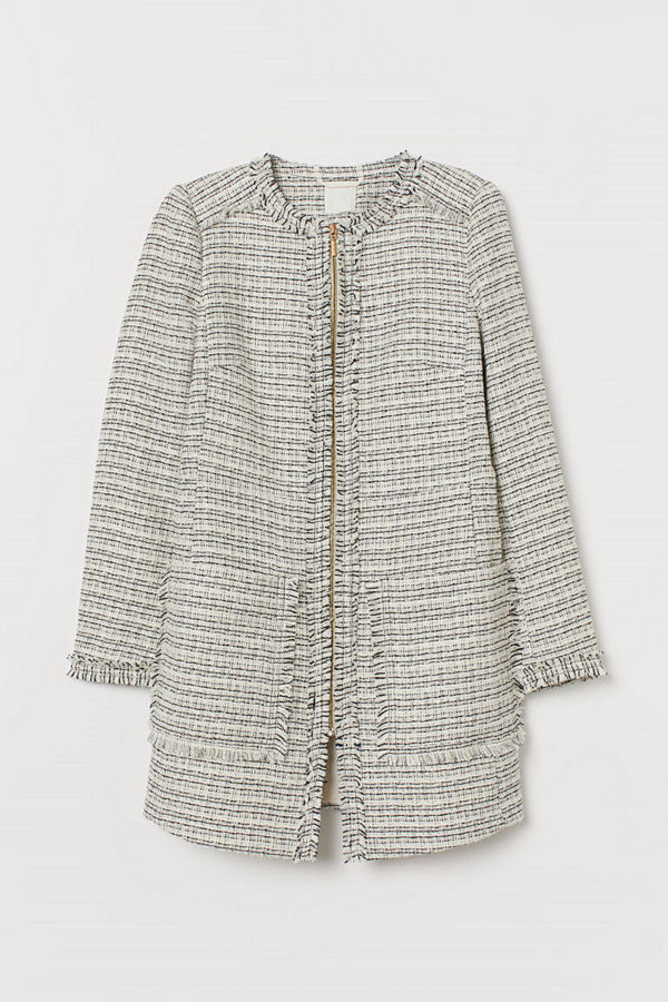 H&M Bouclékappa vit