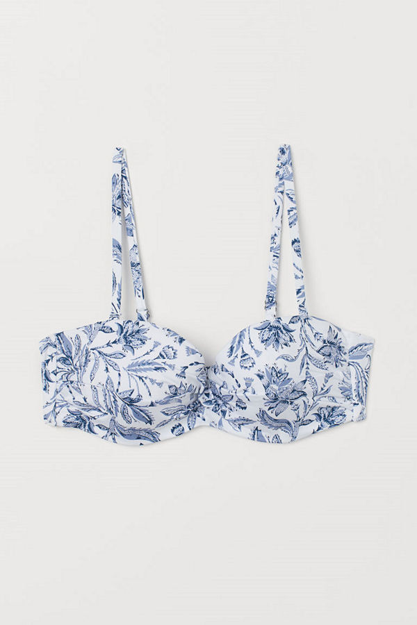 H&M Balconettebikini-bh vit