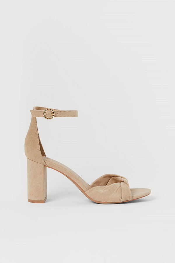 H&M Sandaletter beige