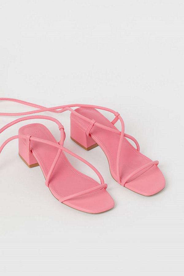 H&M Remsandaletter rosa