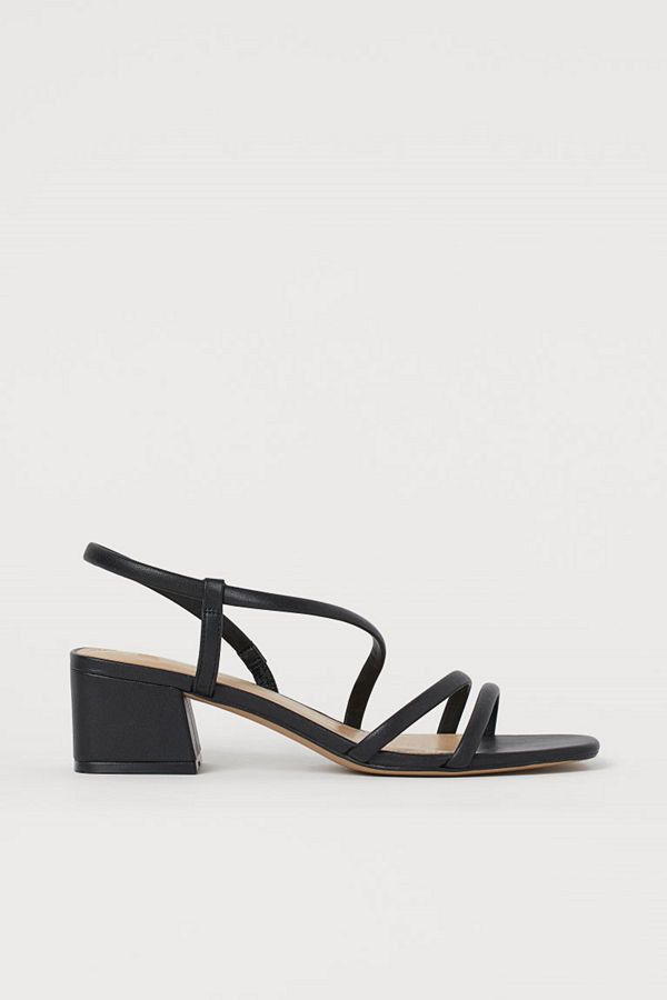 H&M Remsandaletter svart