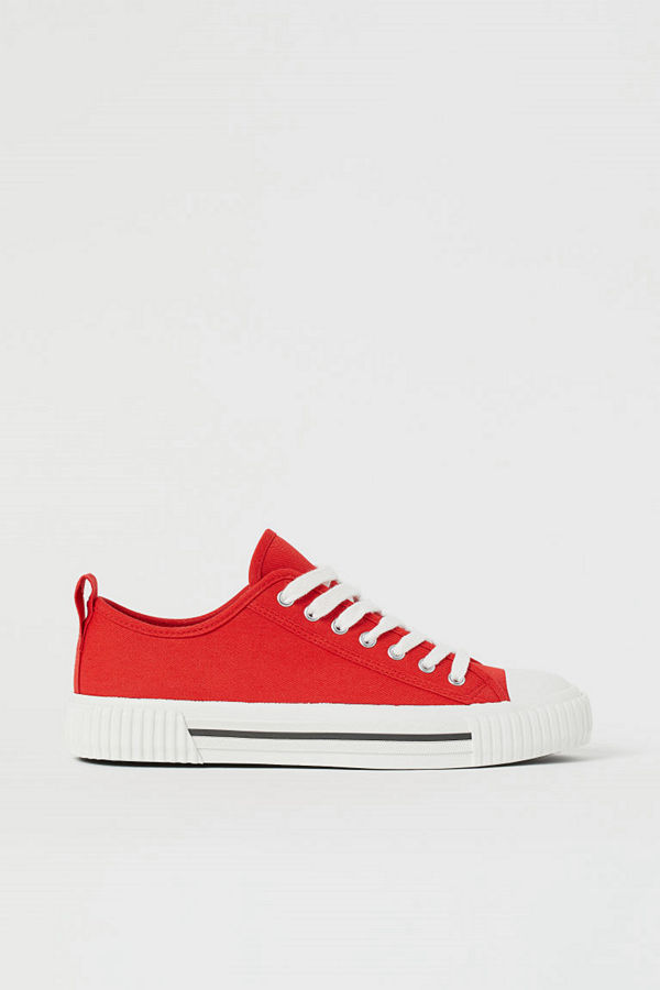 H&M Sneakers röd