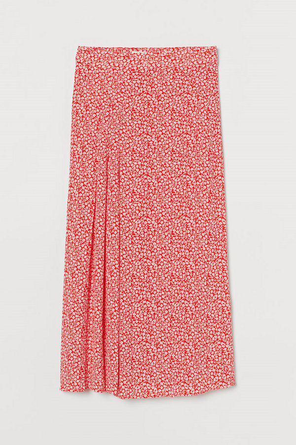 H&M Mönstrad kjol orange
