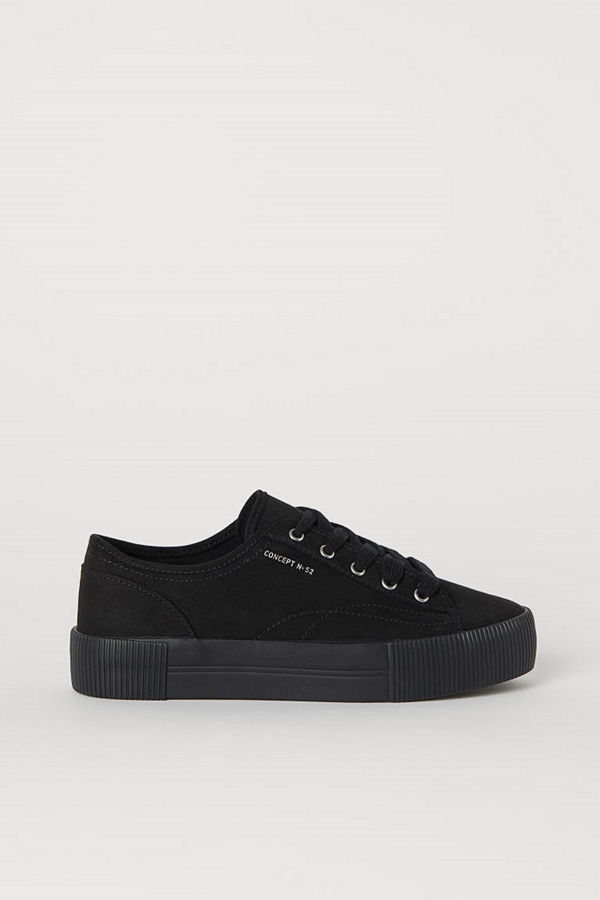 H&M Platåsneakers svart