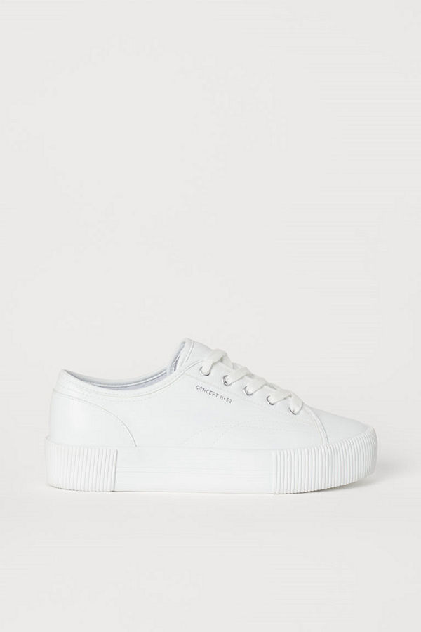 H&M Platåsneakers vit