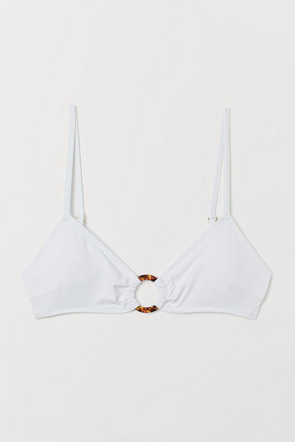 H&M Bikinitopp vit