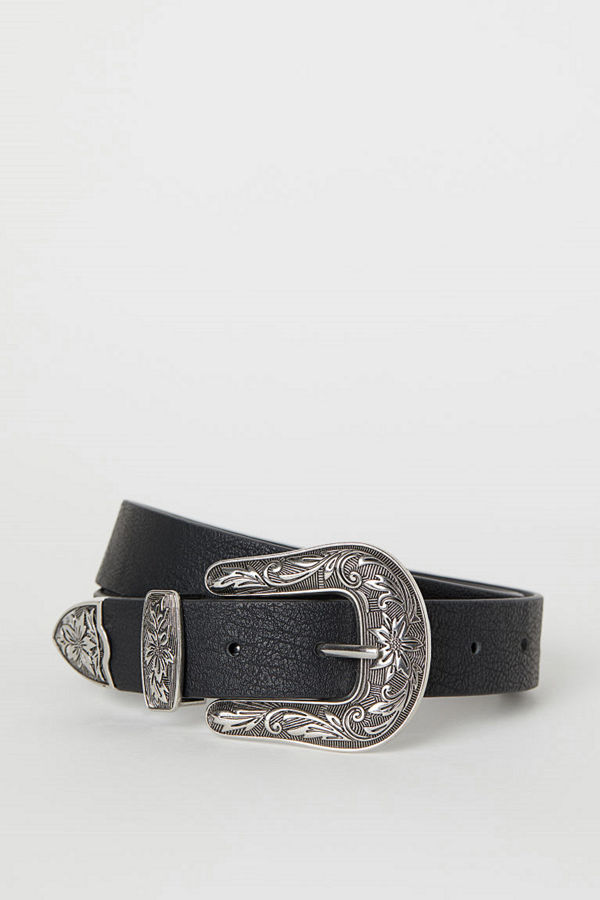 H&M Skärp svart